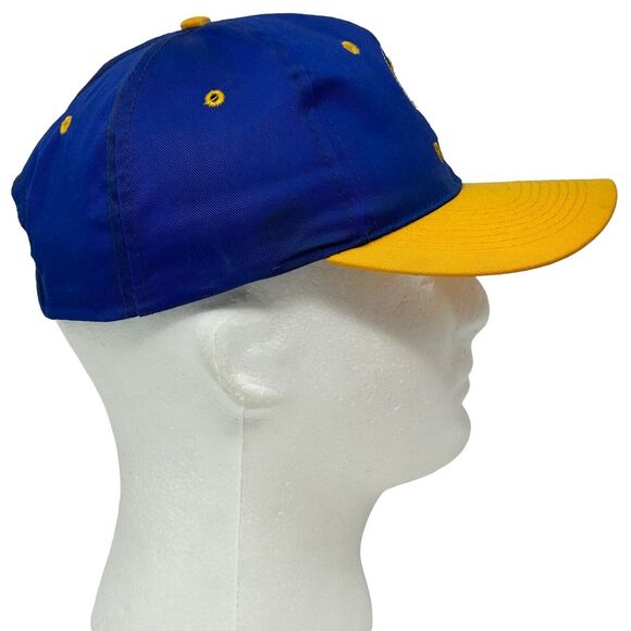 Vintage Los Angeles LA Rams Hat Baseball Cap 90s Blue NFL Football Snapback - Picture 10 of 12